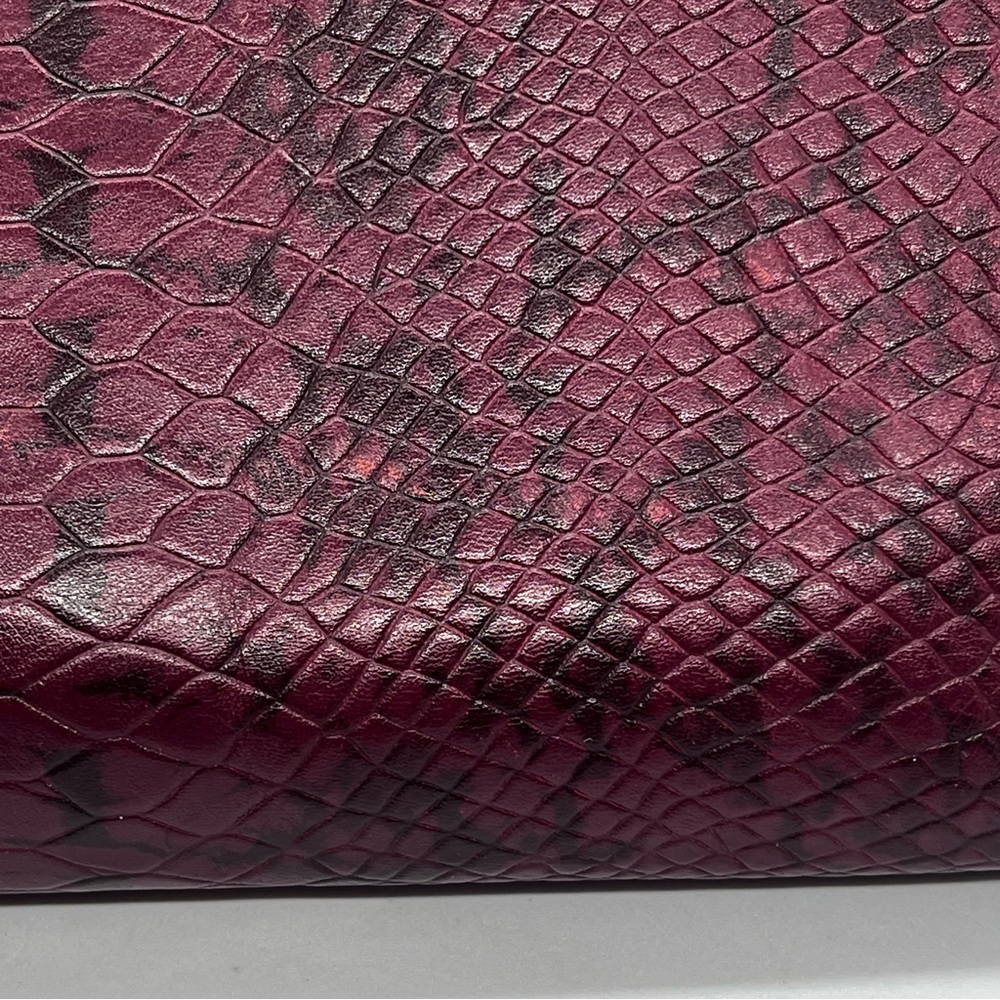 COACH Journal Crossbody In Colorblock Exotic Embossed Leather EUC - Picture 9 of 16